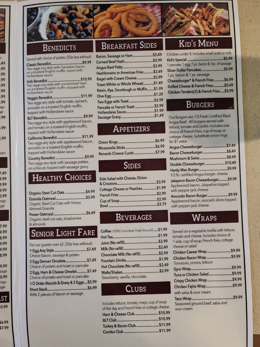 Menu Betsy Ross Family Restaurant-8