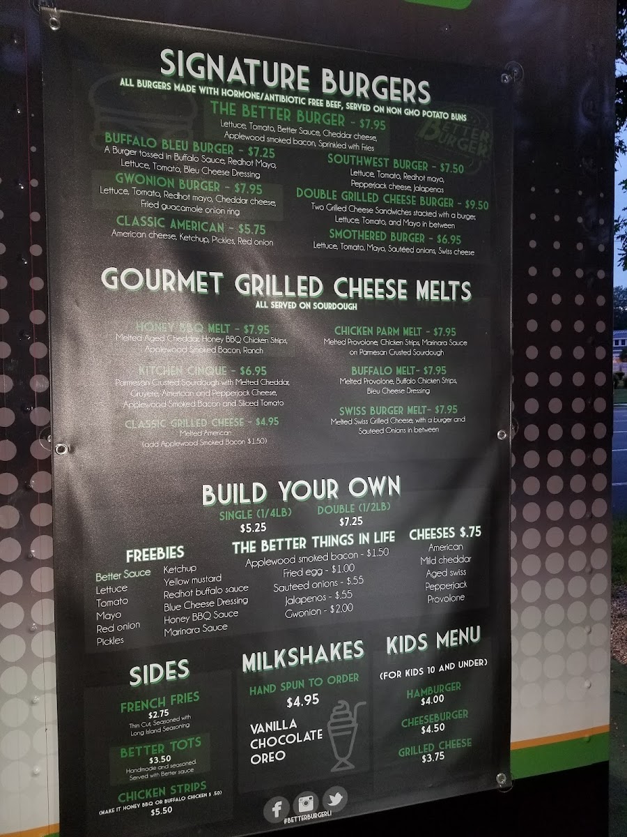 Menu Better Burger Catering & Food Truck-2