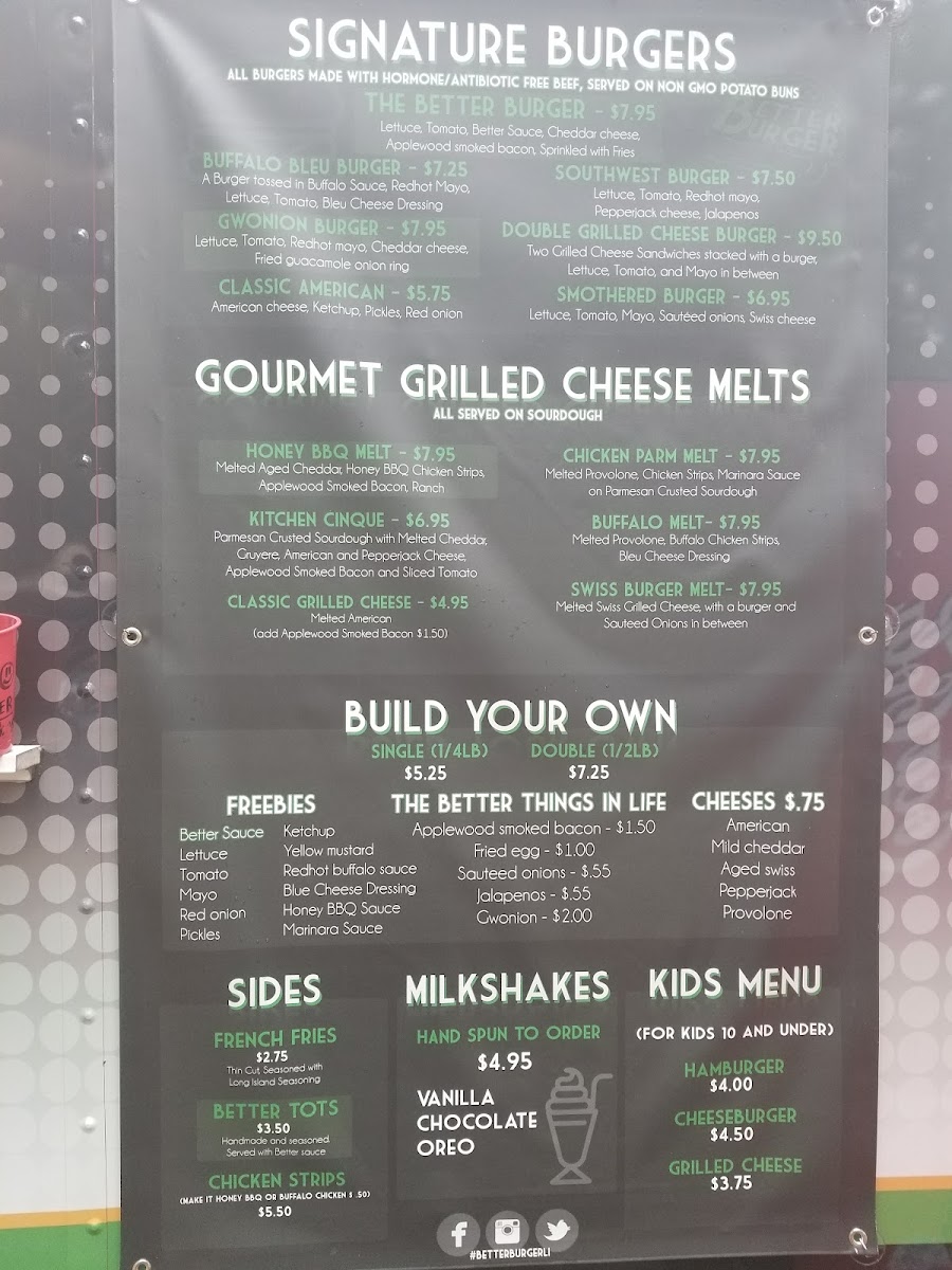 Menu Better Burger Catering & Food Truck-3
