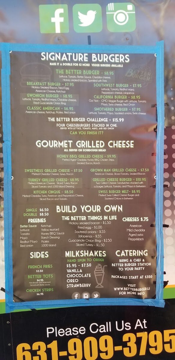 Menu Better Burger Catering & Food Truck-5