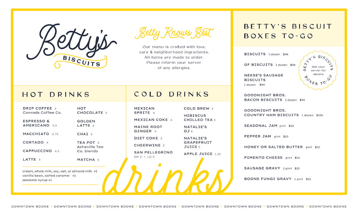 Menu Betty's Biscuits-2