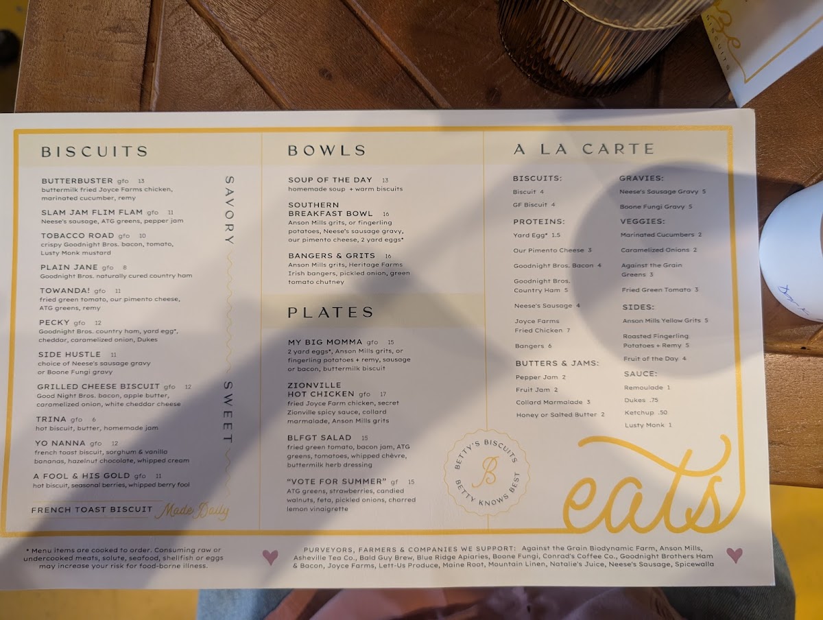 Menu Betty's Biscuits-6