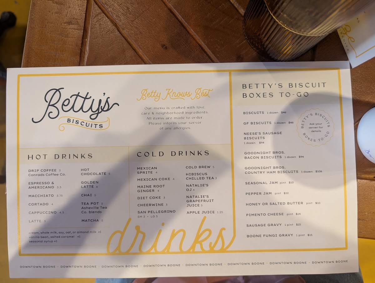 Menu Betty's Biscuits-7