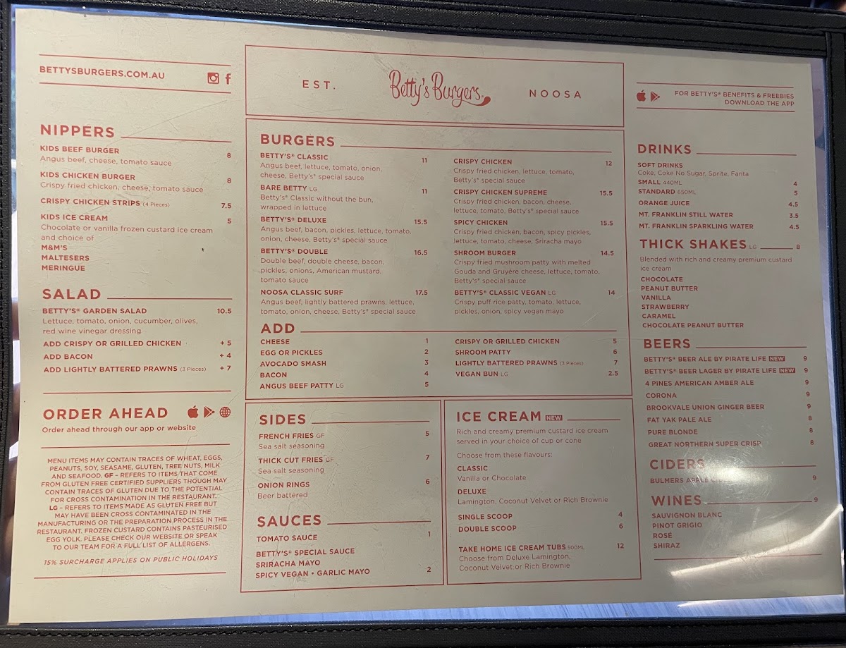 Menu Betty's Burgers-3