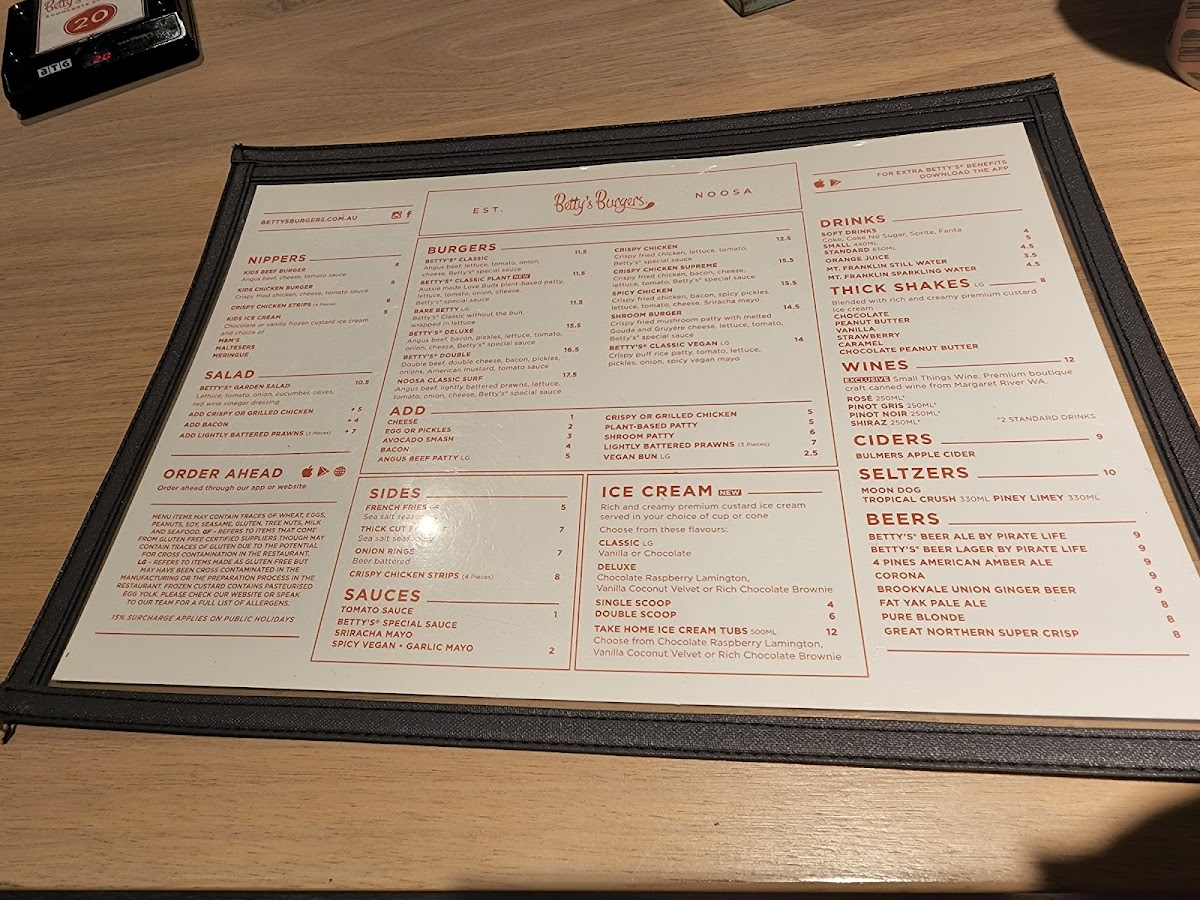 Menu Betty's Burgers-5