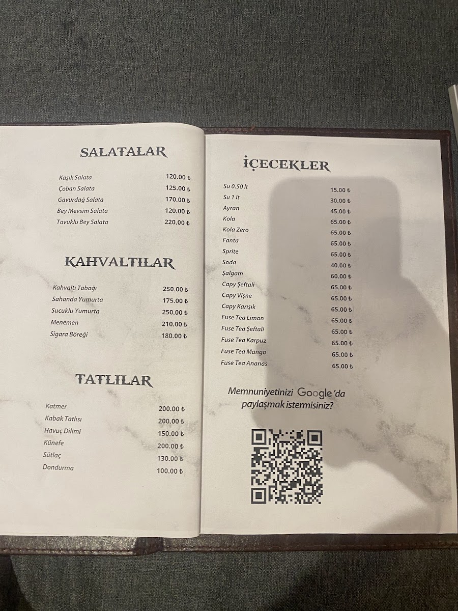 Menu Bey Et Side-1