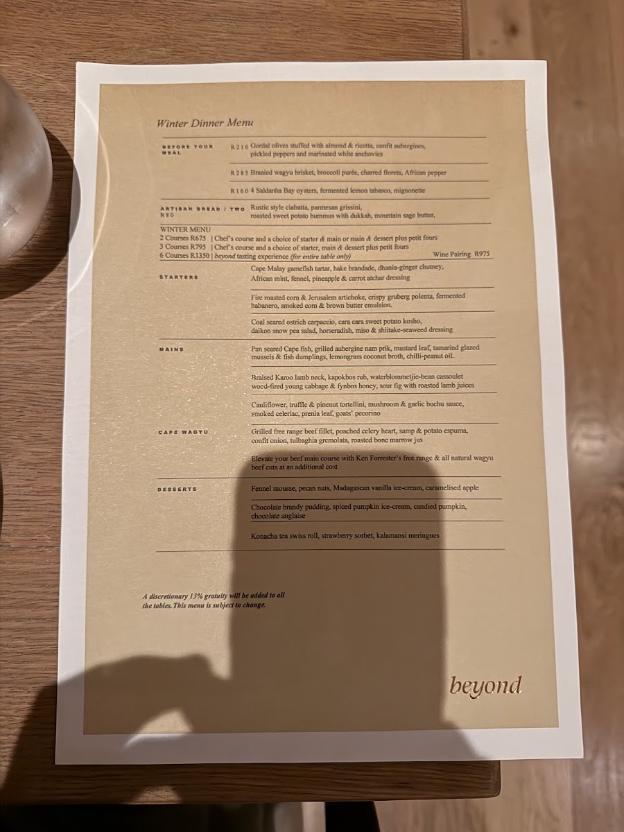 Menu Beyond Restaurant-2