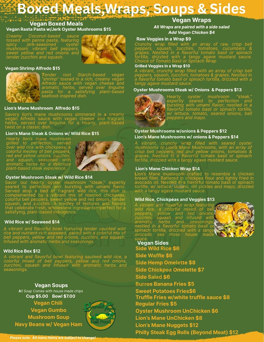 Menu Beyond Vegan Cell Food-6