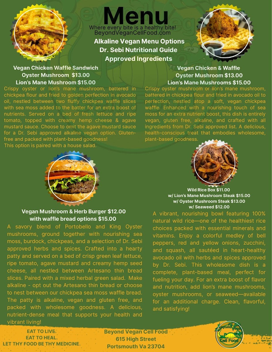 Menu Beyond Vegan Cell Food-8