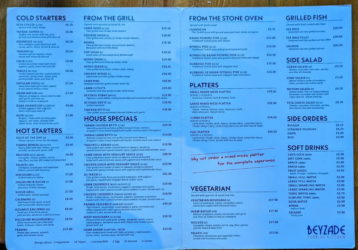 Menu Beyzade Turkish Kitchen-5