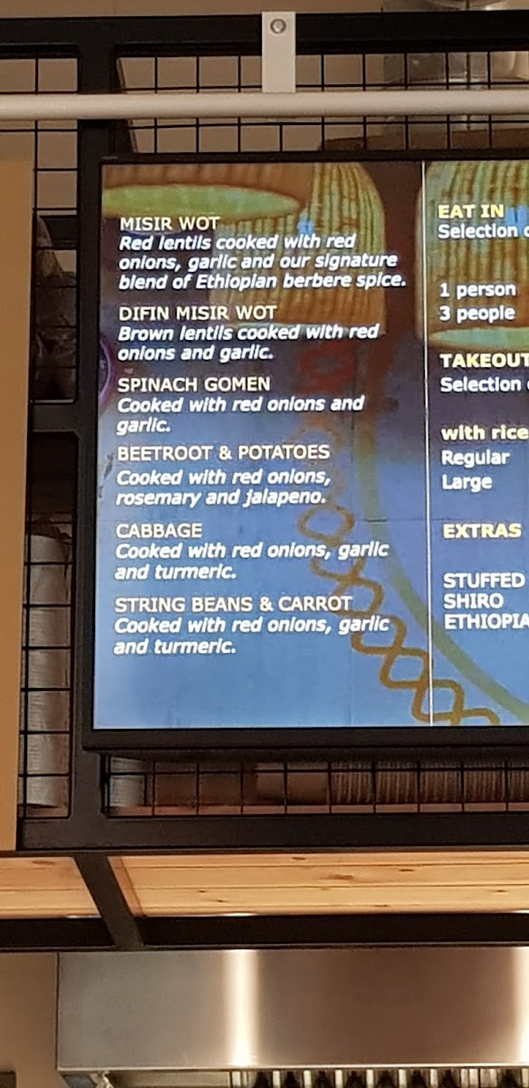 Menu Beza Ethiopian Food-9
