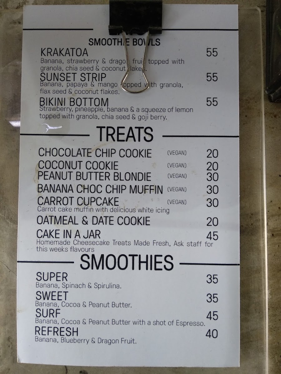 Menu Bgs Bali Canggu - Coffee Bar & Surf Shop-7
