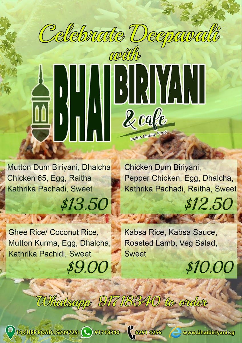 Menu Bhai Biriyani Pte Ltd-8