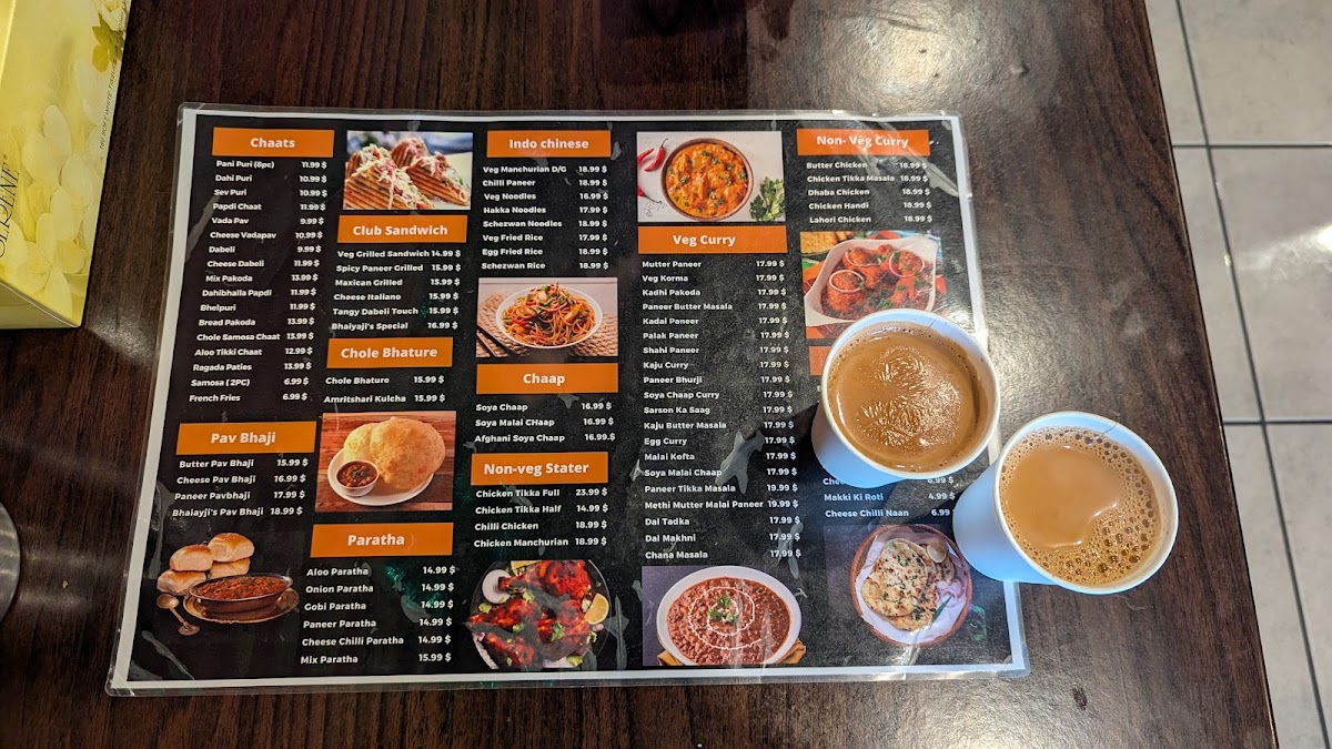 Menu Bhaiyaji's-2