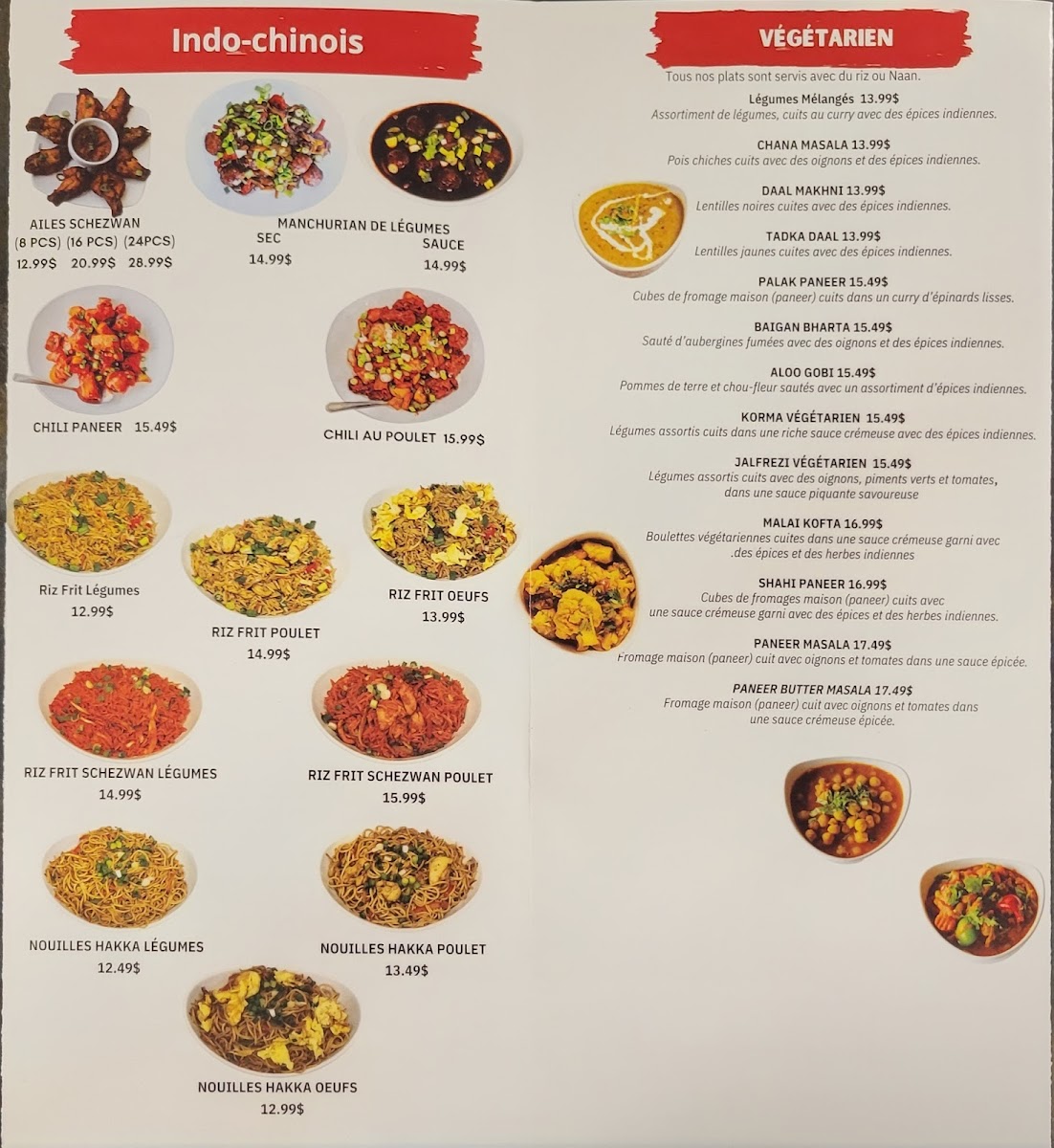 Menu Bhandari Cuisine Indienne Saint-Clet-4
