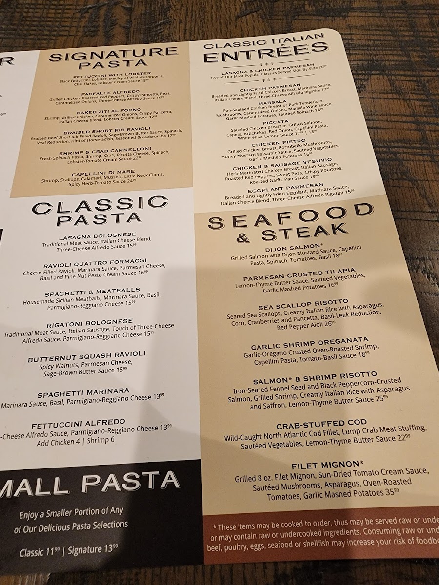 Menu Biaggi's Ristorante Italiano-3