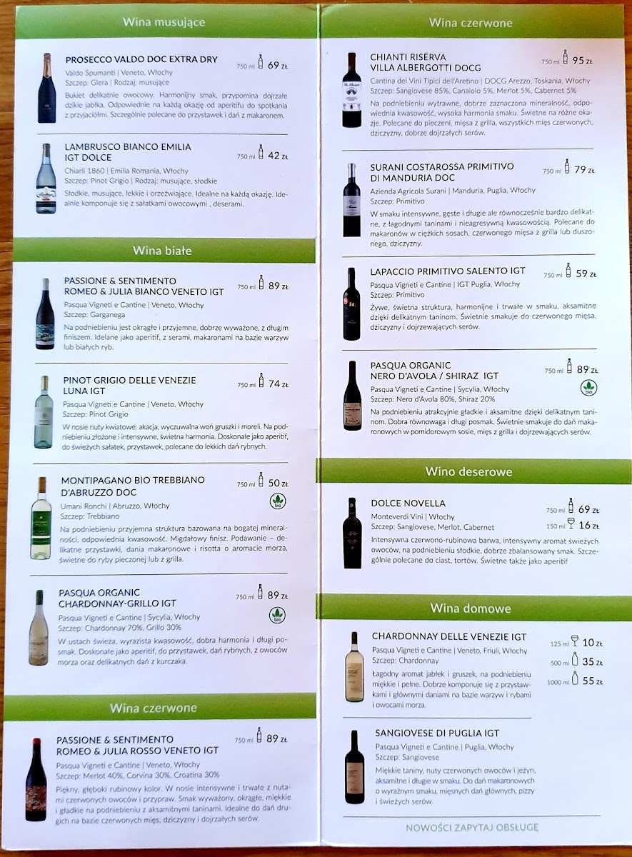 Menu Bianco E Verde-2