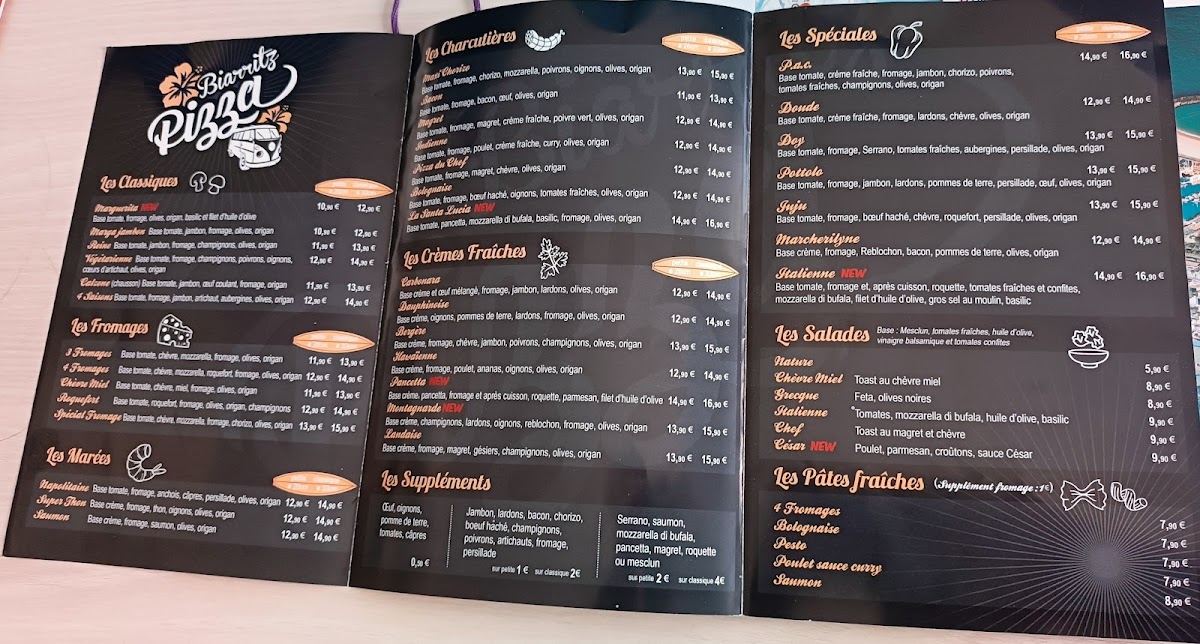 Menu Biarritz Pizza-1