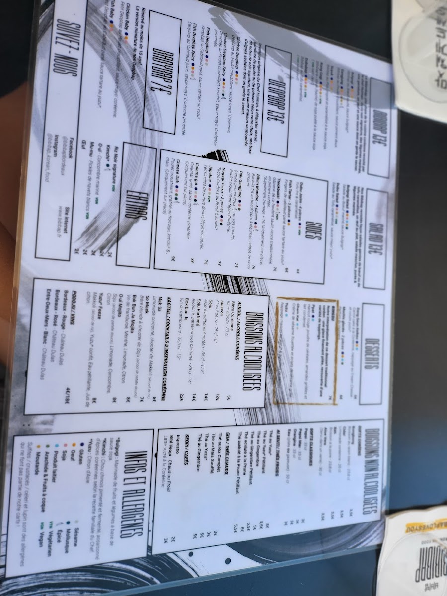 Menu Bibibap - Bordeaux Lac-3