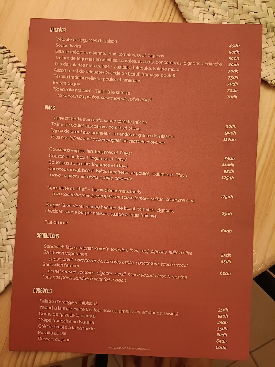 Menu Bien Venu-4