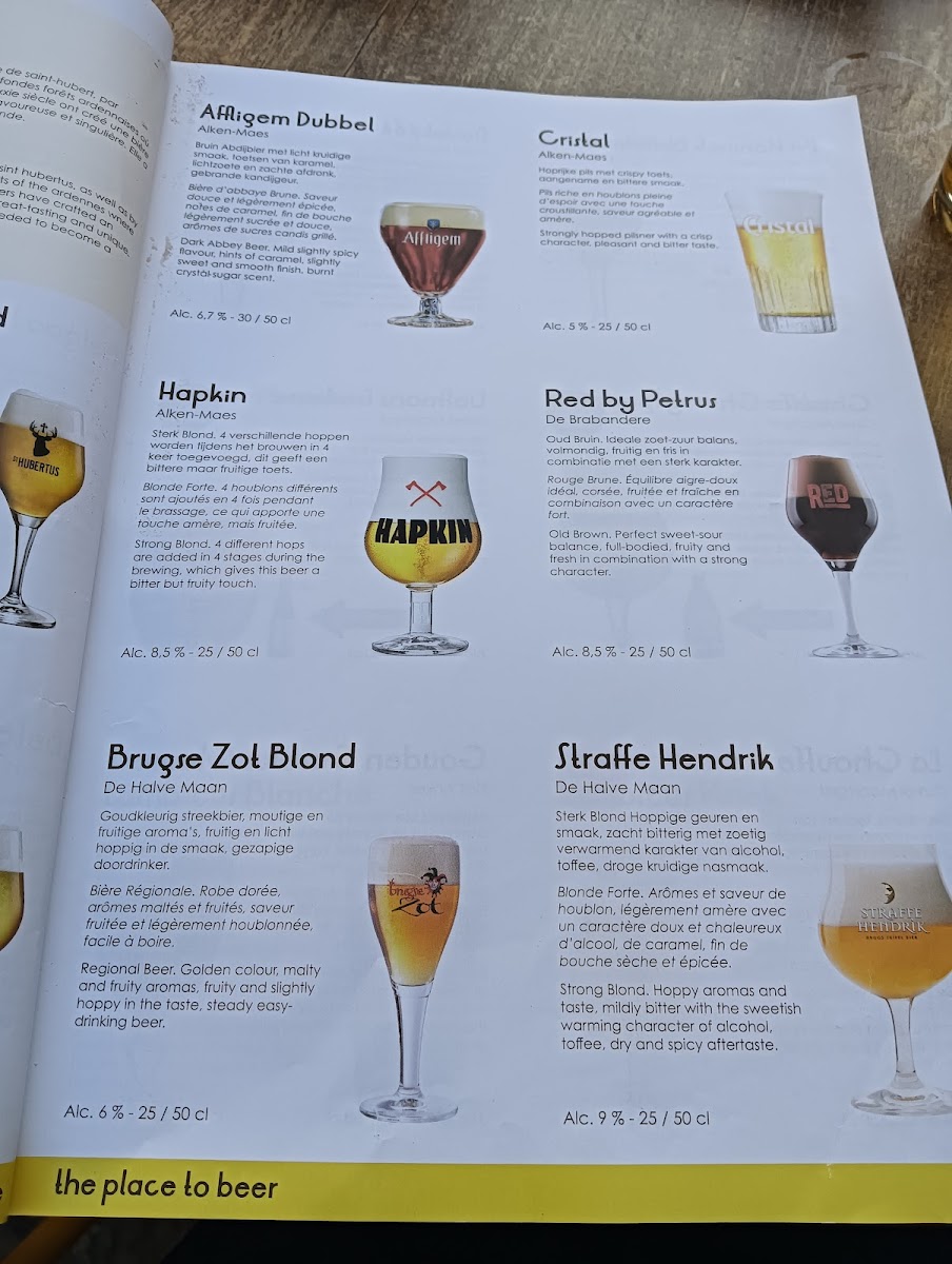 Menu Bier Central Brussels-8