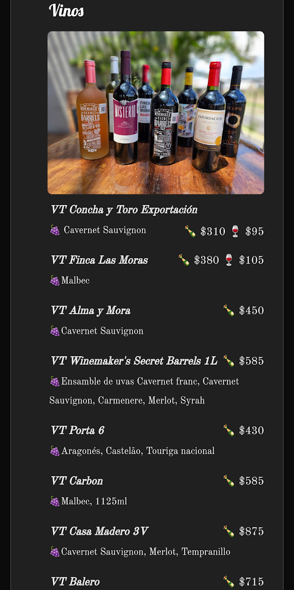 Menu Bife's Central Cortes Y Vino-5