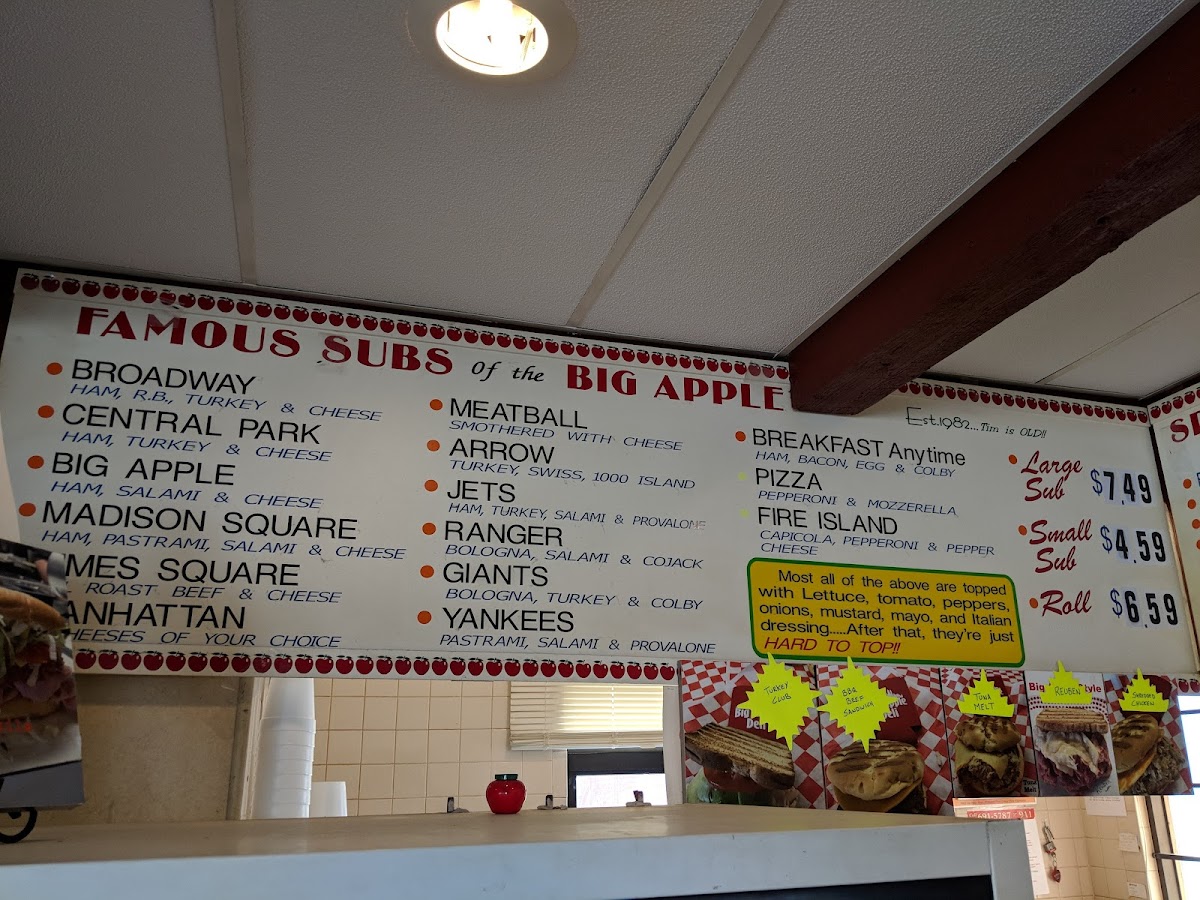 Menu Big Apple Deli-1