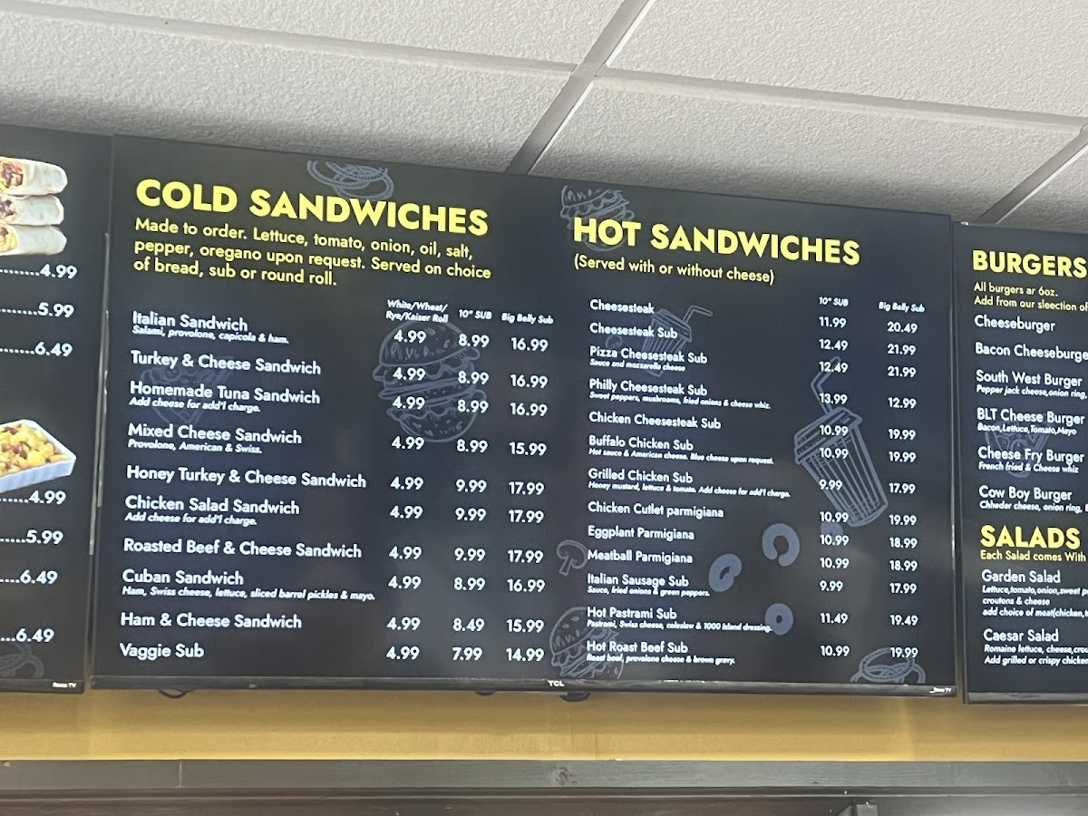 Menu Big Belly Deli Bagel Express-5