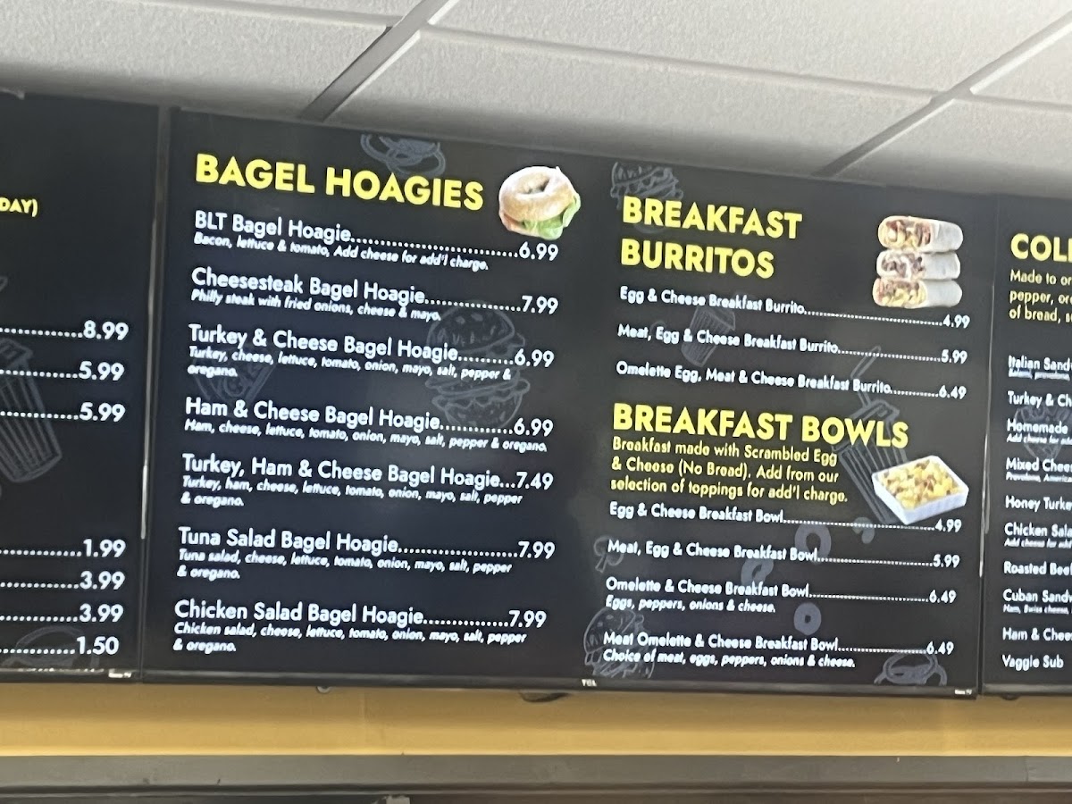 Menu Big Belly Deli Bagel Express-8