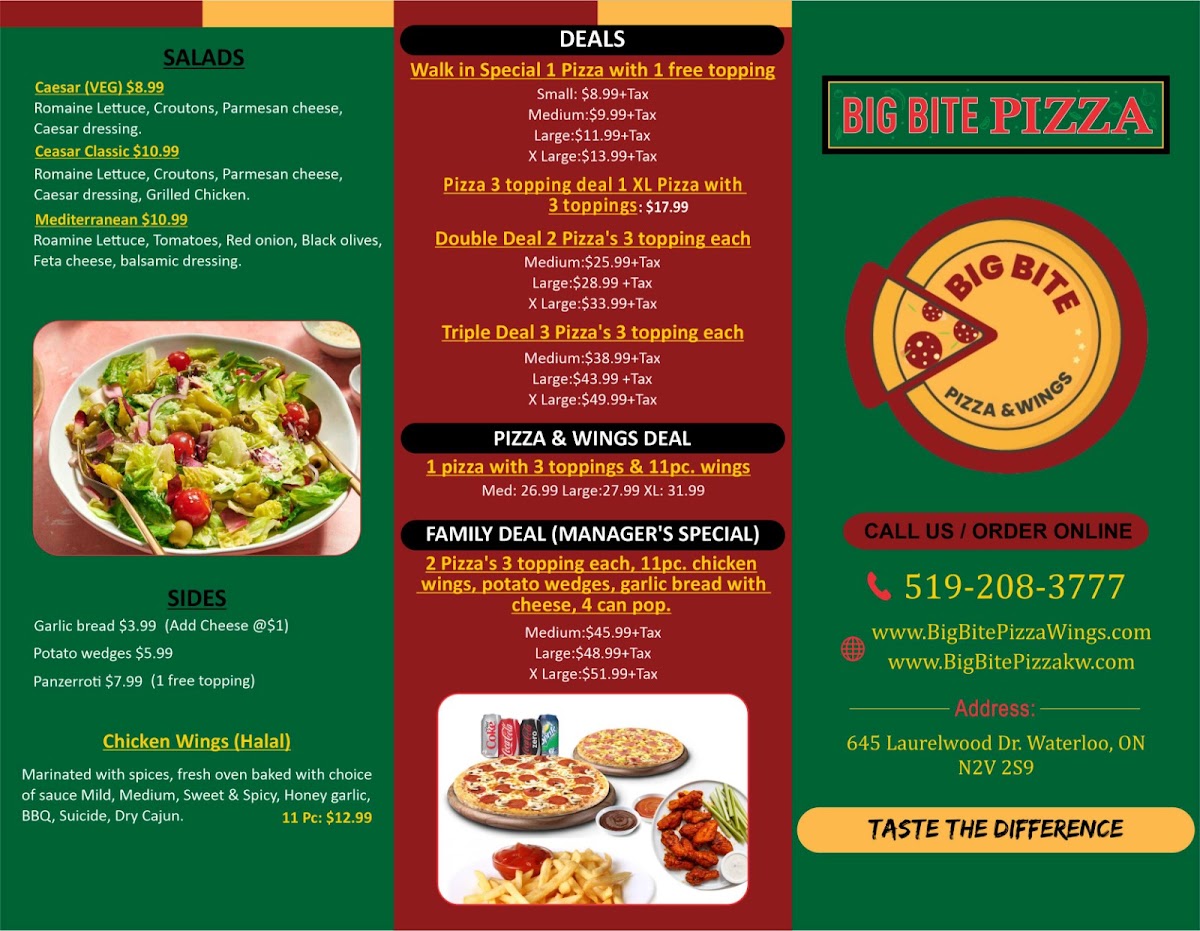 Menu Big Bite Pizza + Wings-2