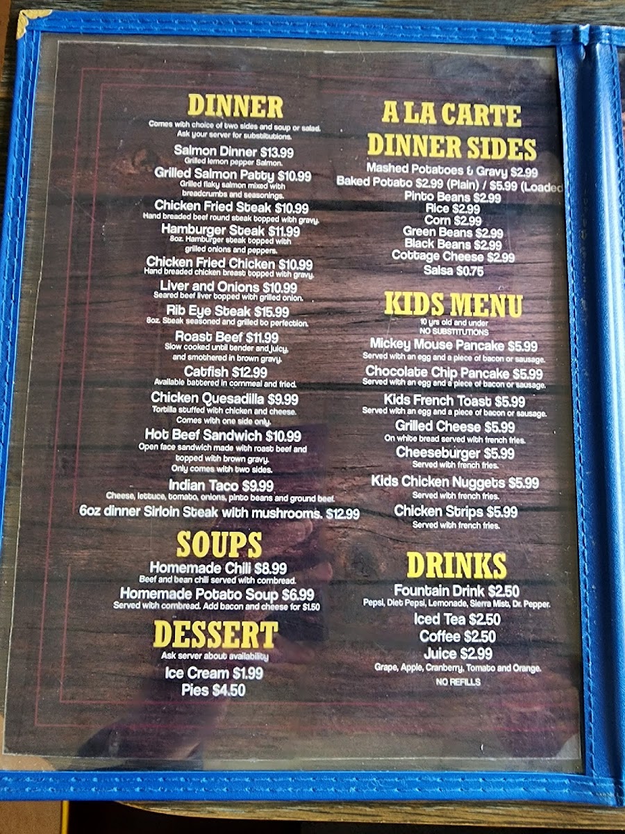 Menu Big Buffalo Grill-5