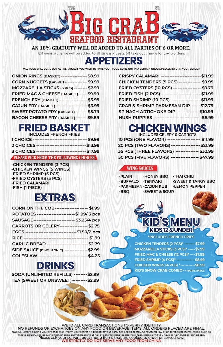 Menu Big Crab Baymeadows-2
