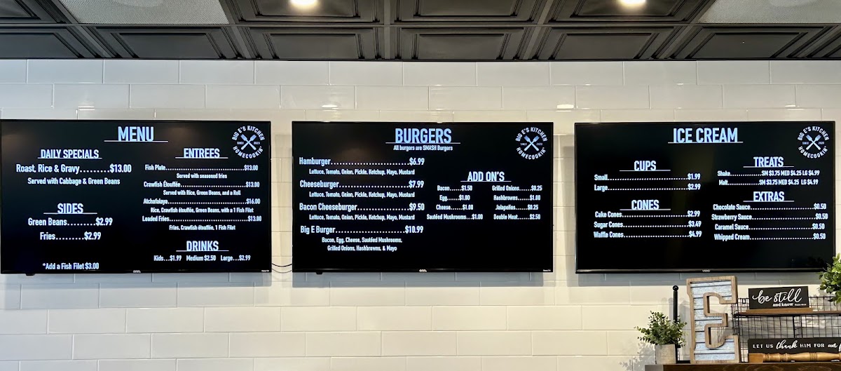 Menu Big E's Kitchen-2
