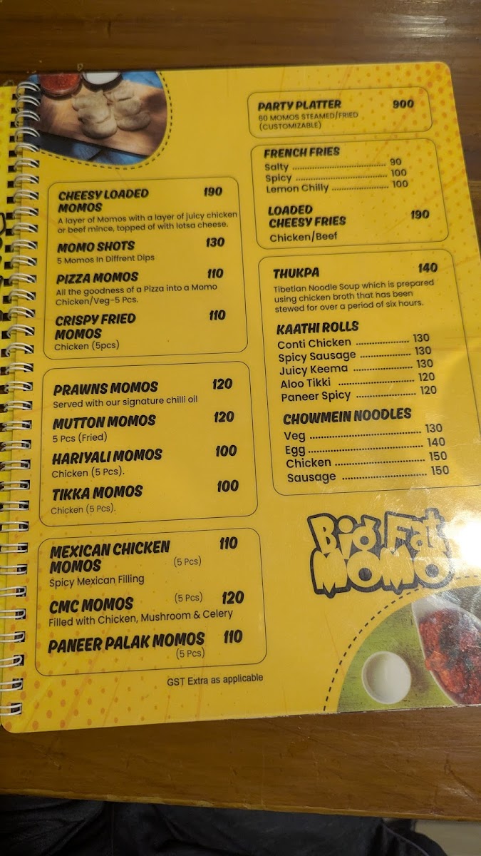 Menu Big Fat Momo Kacheripady-10