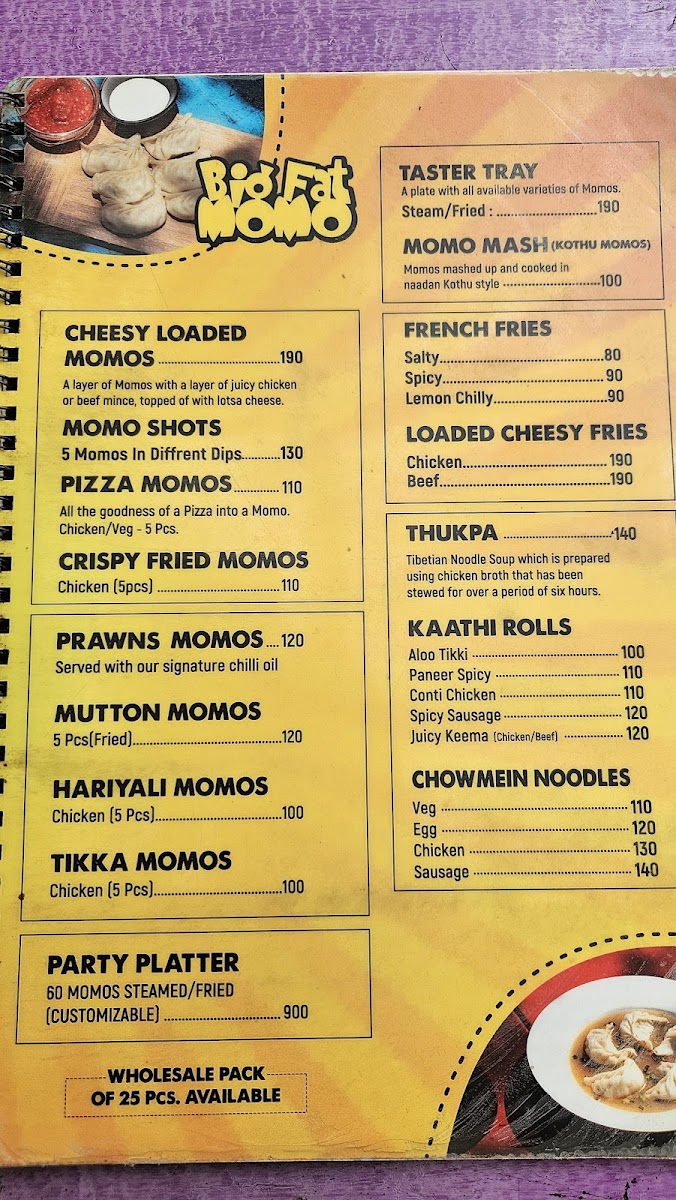 Menu Big Fat Momo Kacheripady-8