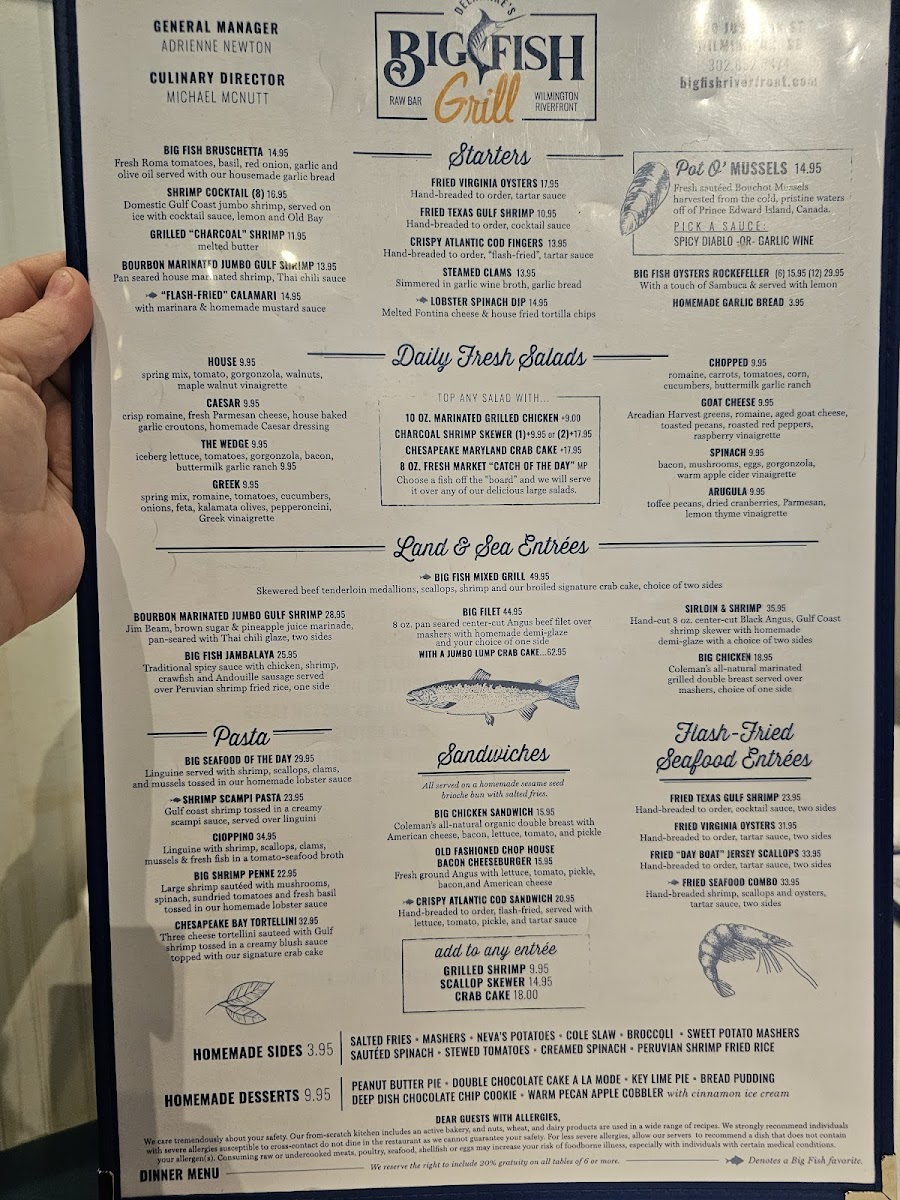 Menu Big Fish Grill On The Riverfront-3