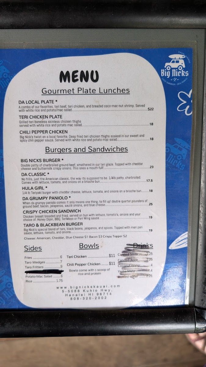 Menu Big Nick's-3