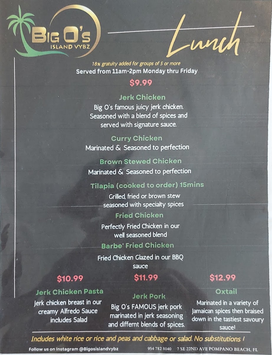 Menu Big O's Islandvybz-2