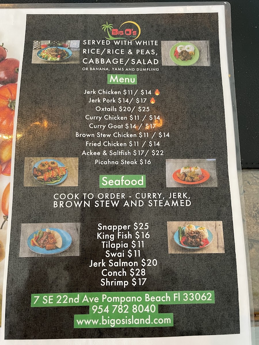 Menu Big O's Islandvybz-5