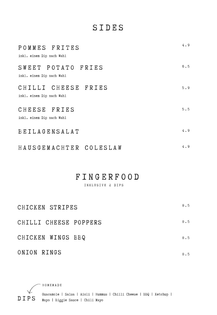 Menu Biggie B Bremen-8