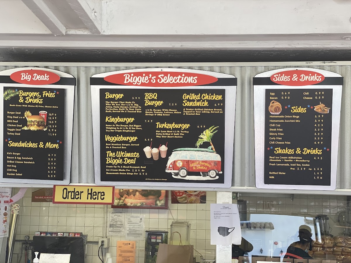 Menu Biggie's Burgers-8