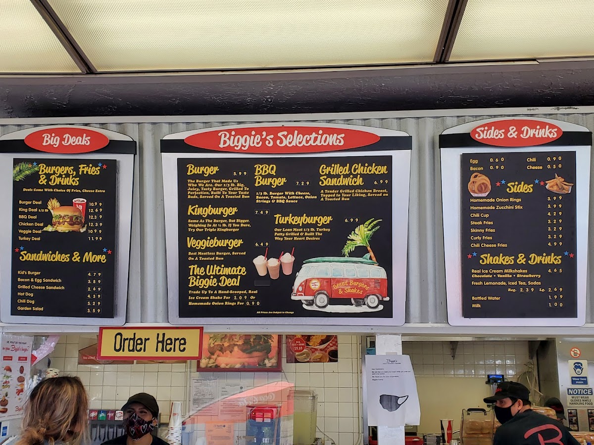 Menu Biggie's Burgers-9