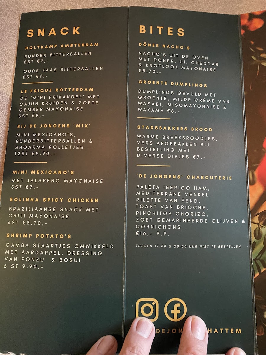Menu Bij De Jongens – Restaurant In Hattem-2