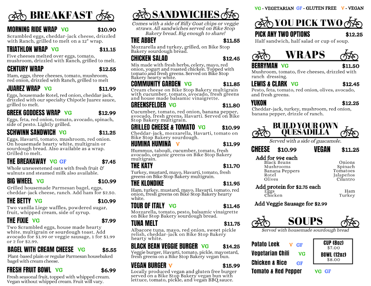 Menu Bike Stop Cafe-1