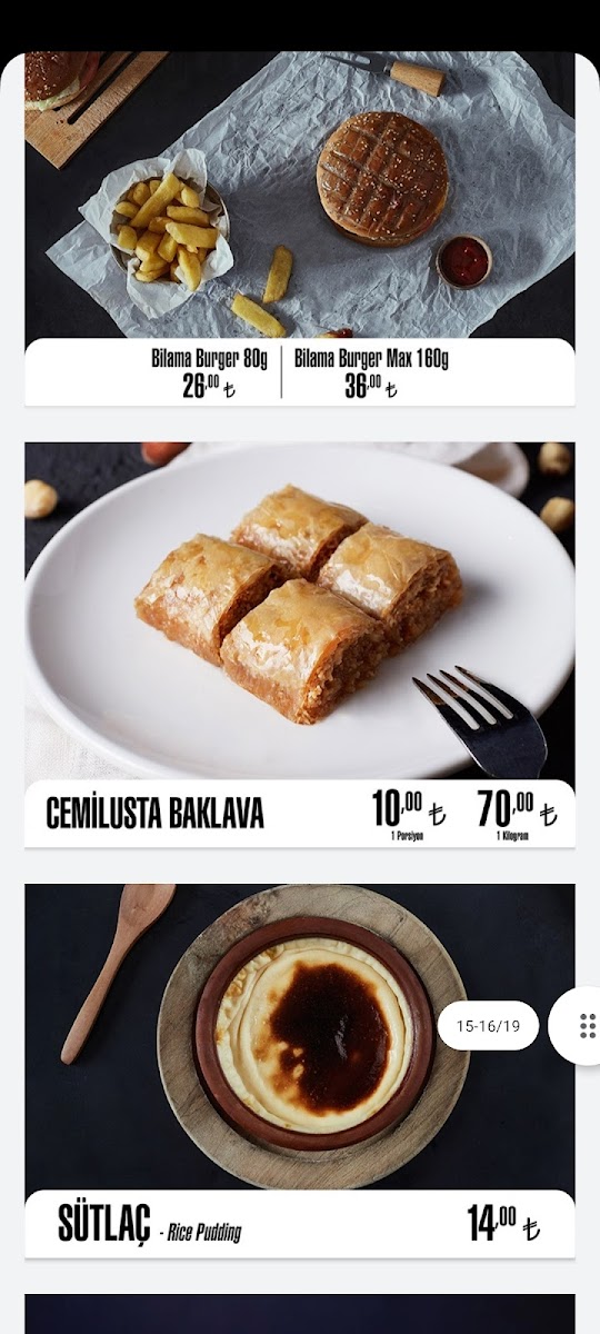 Menu Bilama Akçaabat Köfte-9