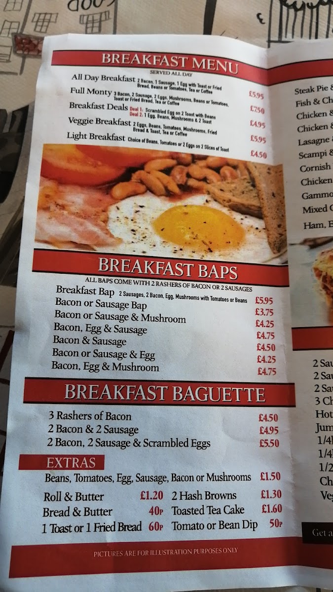 Menu Bill & Ben's Cafe-1