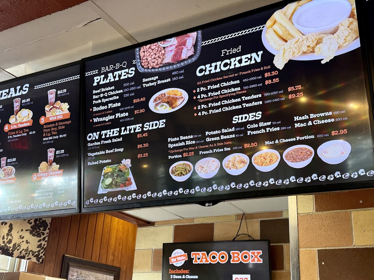 Menu Bill Miller Bbq-2