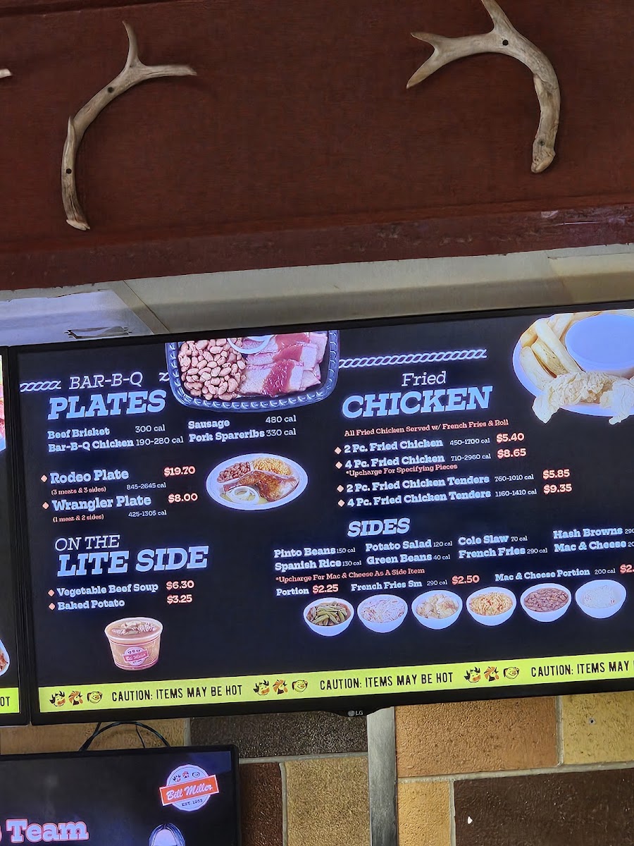 Menu Bill Miller Bbq-5