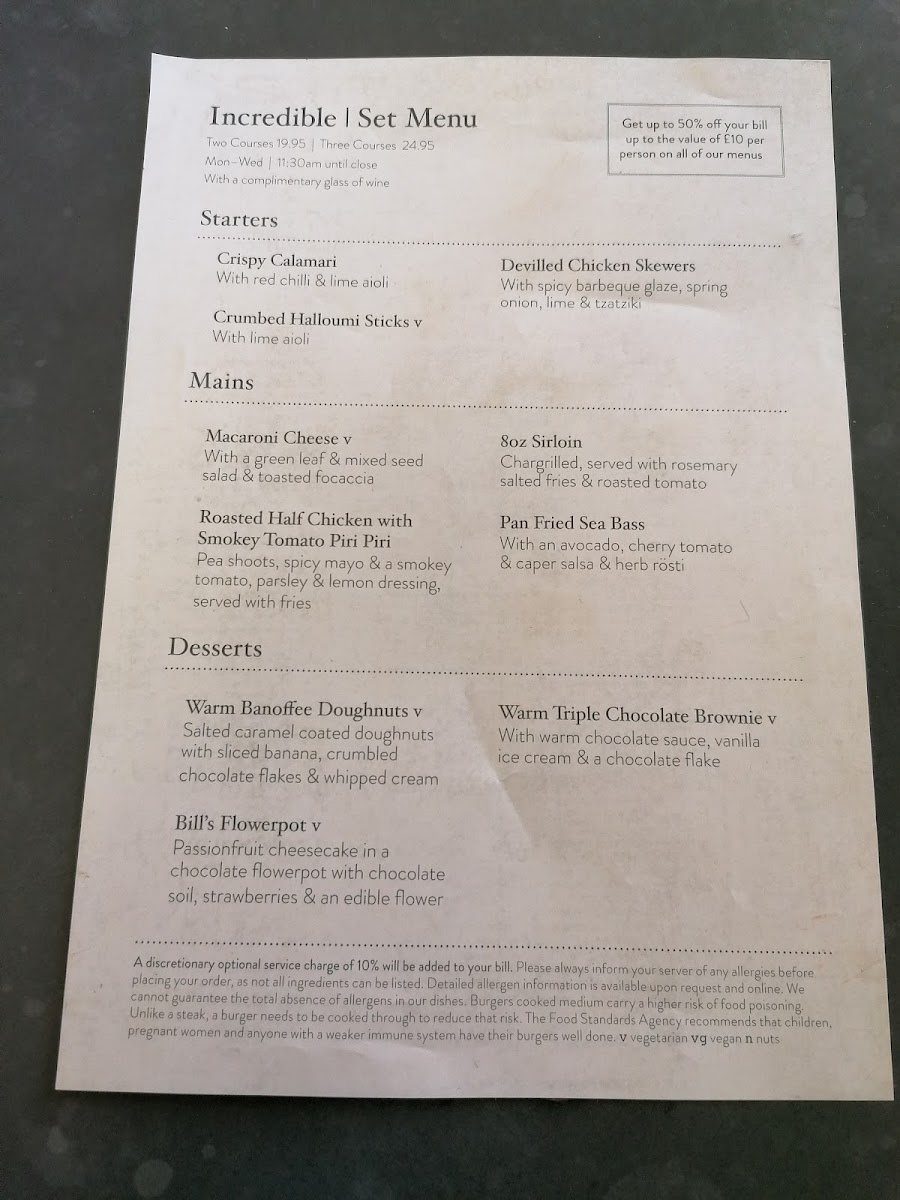 Menu Bill's Horsham Restaurant-3