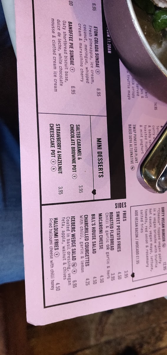 Menu Bill's Horsham Restaurant-9